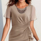 🔥LAST DAY SALE 50% OFF!!✨Elegant Fashion Solid Color Dress