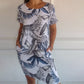💎49% OFF! 💎 Women's Short Sleeve Printed Dress – Lightweight, Flattering Fit & Everyday Spring Style 🌸