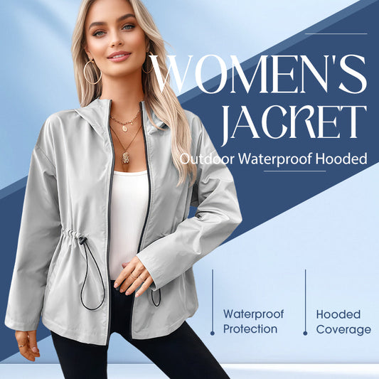 🎉Limited Sale 50% OFF🌸Women's Outdoor Waterproof Hooded Jacket