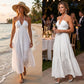 💃New Arrival Special Price:￡15.99!!✨Halter Neck Backless Tiered Maxi Dress