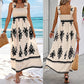 ✨2026 Fashion New 50% OFF💝Womens Casual Sleeveless Square Neck Floral Aline Smocked Dresses with Pockets