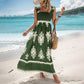 🌸Spring Hot Sale 50% OFF!!🌸Women’s Summer Print Sleeveless Flowy Long Dress