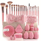 40pcs/set All-in-One Makeup Brush & Sponge Makeup Tool Set