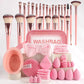 40pcs/set All-in-One Makeup Brush & Sponge Makeup Tool Set