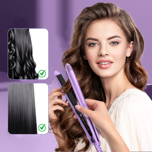 💖Mother’s Day Sale: 50% OFF!💖Steam Infusion Hair Straightening Brush – Nano-Titanium Wide Plate for Frizz-Free, Shiny, Healthy-Looking Hair