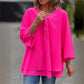 🔥LAST DAY SALE ONLY ￡13.99!!👚✨ Double-Layer V-Neck Zipper 3/4 Sleeves Soft Tops – Elegant Design, Comfortable Fit & Versatile Style 🌸