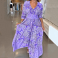 💕SPRING HOT SALE 50% OFF💕Women’s Elegant Floral Drawstring Long Dress