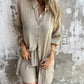 💖LAST DAY SALE ONLY ￡15.99!!💖Women's Casual Long Sleeve Shirt & Shorts Two-Piece Set
