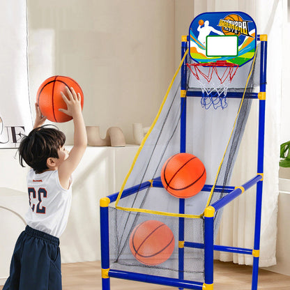 ⏰50% OFF NOW!⛹️HoopsHome™ Kids' Indoor Basketball Arcade Game with 4 Balls🏀