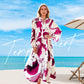 ⏳LAST DAY SALE 70% OFF💕Women’s Floral V-Neck Maxi Dress