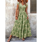 🏖️Summer Cool Deal: 49% OFF!!💃Women’s V-Neck Smocked Floral Maxi Dress – Lightweight Cotton Blend, Summer Essential