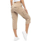⏳Limited-time Sale: ONLY ￡13.99!! ✨Womens Lightweight Capris Daily&Travel Quick Dry Cargo Pants with 6 Pockets ✈️👖Adventure-Ready Comfort And Style 🌿
