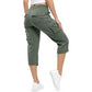⏳Limited-time Sale: ONLY ￡13.99!! ✨Womens Lightweight Capris Daily&Travel Quick Dry Cargo Pants with 6 Pockets ✈️👖Adventure-Ready Comfort And Style 🌿