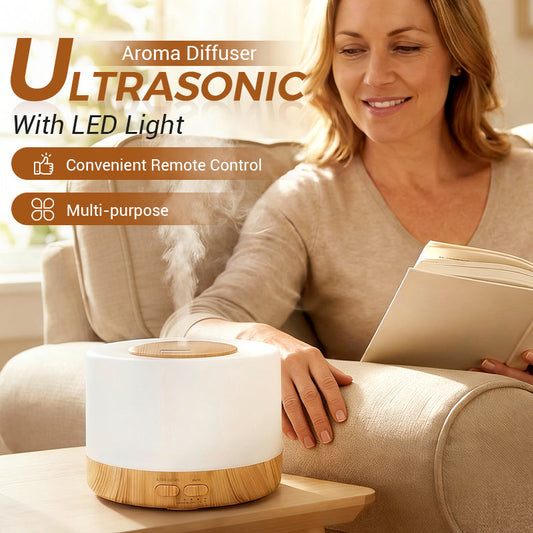 Ultrasonic Aroma Diffuser with LED Light