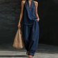 🌸Summer Hot Sale 50% OFF!!🌸Women's Casual Halter Top & Wide-Leg Pants Set