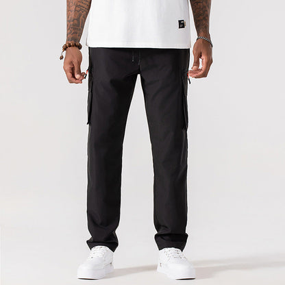 👖⏳ LAST DAY SALE ONLY ￡13.99!!🔥 Men's Casual Cargo Pants with Multiple Pockets – Adjustable Waist, Durable Fabric 🏔️