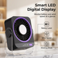 ⏳LAST DAY SALE 50% OFF❄Portable Desk & Wall Fan with LED Display