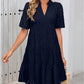 🔥Limited time sale 50% off!!🔥Women’s Lace Dresses Eyelet Casual Flowy Babydoll Swing