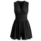 🏖️Summer Cool Deal: ONLY ￡15.99!!🌷👗Women's Sleeveless V-Neck Ruched Waist Romper