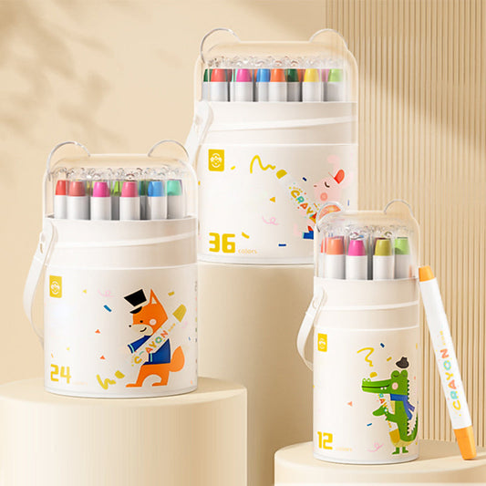 ⏳LAST DAY SALE 70% OFF👍💕Silky Washable Crayons Set for Kids😇🎨