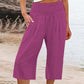 🏖️Summer Cool deal: ONLY ￡13.99!!😌🌿Women’s Lightweight Summer Crop Pants with Elastic Waist – Breathable, Comfortable & Stylish