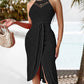 🏖️Summer Hot Special Sale: ONLY￡15.99!💃Sleeveless Irregular Halter Dress For Women