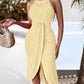 🏖️Summer Hot Special Sale: ONLY￡15.99!💃Sleeveless Irregular Halter Dress For Women