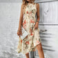 👗New Arrivals 50% OFF💥Women’s Sleeveless Floral Print Casual Dress – Smocked Bodice, Tiered Skirt, Midi Length ✨
