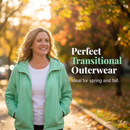 Women's Casual Lightweight Hooded Jacket