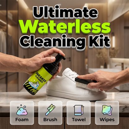 ⏳LAST DAY SALE ONLY ￡9.99!!🔥X-SMILE Premium Shoe Care Kit 👟✨ – Complete Cleaning Set with Stain Remover Wipes, Foam Cleaner & Dedicated Brushes for Trainers, Sneakers & Sports Shoes
