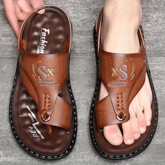 📢📢50% OFF !! ⏰Breathable Soft Leather Outdoor Sandals for Men in Plus Sizes
