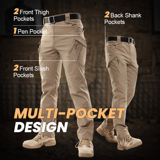 🏖️Summer Cool Deal: ONLY ￡15.99!!😎Men’s Durable Utility Pants – Water-Resistant, Multi-Pocket Design for Everyday Wear💪