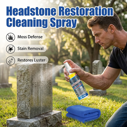 ⏰LAST DAY BUY 2 GET 1 FREE!!🎁Headstone Restoration & Cleaning Spray🪦