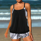 🎉LAST DAY SPECIAL PRICE ONLY ￡14.99!!🌸 Plus Size Friendly Tankini & Boyshort Swim Set – Quick Dry Beach Swimwear 🏊‍♀️