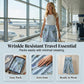 Women's Printed Wide-Leg Drawstring Trousers