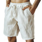 ⏳Summer Limited Sale: ONLY ￡12.99!!☀️Lightweight Cotton-Linen Shorts for Men | Elastic Waist, Summer Essential 🩳🌿