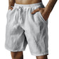 ⏳Summer Limited Sale: ONLY ￡12.99!!☀️Lightweight Cotton-Linen Shorts for Men | Elastic Waist, Summer Essential 🩳🌿