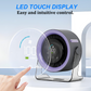 SmartAirly™ Desk/Wall Fan – USB Rechargeable with LED Display 📊 | 100 Speeds, 120° Tilt & Full Oscillation ↔️ | Ultra-Quiet for Bedroom 😴, Office 🖥️ & Camping 🏕️ | Up to 24H Battery ⚡ | UK Designed 💡🇬🇧