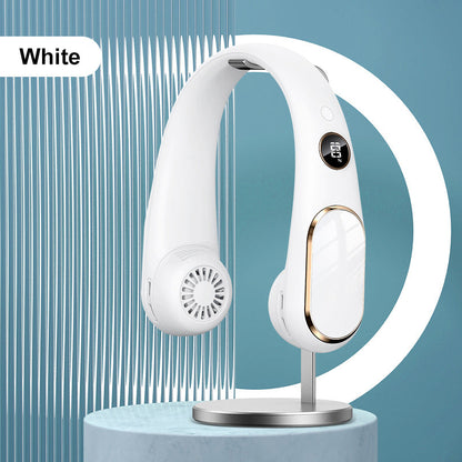 🏆LAST DAY SALE ONLY ￡11.99!!❄️Aerify™ 360° Airflow Neck Fan – Long-Lasting Battery 🔋, Hands-Free 🙌, Personal Cooler for Travel ✈️, Office 💼 & Summer Outdoors ☀️🌬️🇬🇧