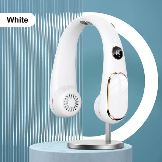 🏆LAST DAY SALE ONLY ￡11.99!!❄️Aerify™ 360° Airflow Neck Fan – Long-Lasting Battery 🔋, Hands-Free 🙌, Personal Cooler for Travel ✈️, Office 💼 & Summer Outdoors ☀️🌬️🇬🇧