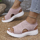 ⏳LAST DAY SPECIAL PRICE: ￡13.99!!💐 Women's Breathable Knit Platform Sandals👡 Air-permeable knit upper, cushioned sole & lightweight comfy summer footwear🇬🇧 ✨