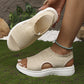 ⏳LAST DAY SPECIAL PRICE: ￡13.99!!💐 Women's Breathable Knit Platform Sandals👡 Air-permeable knit upper, cushioned sole & lightweight comfy summer footwear🇬🇧 ✨