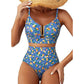 🌊💕2026 Summer Hot Sale 70% OFF👙✨Women's Floral High Waisted Tummy Control Bikini Set