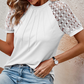 🔥Last Day Special Price £12.99💐Eytino Women’s Plus Size Lace-Trim Tunic Top🌸Loose & Breezy Fit •  Flattering Tunic for Everyday Comfort ✨🇬🇧