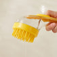 🌟Last Day Special Price £7.99!!🌟PawPure™ Pet Bath Brush with Built-In Shampoo Dispenser 🐾  Gentle Massage Grooming Tool for Dogs & Cats – Ergonomic, Easy-to-Use & Vet-Approved Care 🇬🇧💧