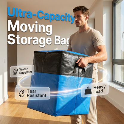⏳LAST DAY SALE ONLY ￡7.99!!🔥StorMax™🇬🇧 Extra-Large Moving Storage Bags🏆Heavy-Duty • Waterproof • Reusable ✅️