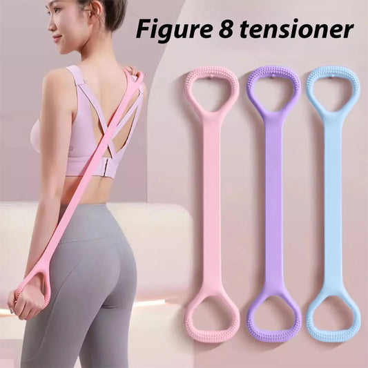 🏆LAST DAY SALE: ONLY ￡7.99!!✨LEXI Figure-8 Resistance Bands – Toned Arms & Chest, Compact Home Gym Equipment for Yoga, Strength & Quick Workouts 💪🌸
