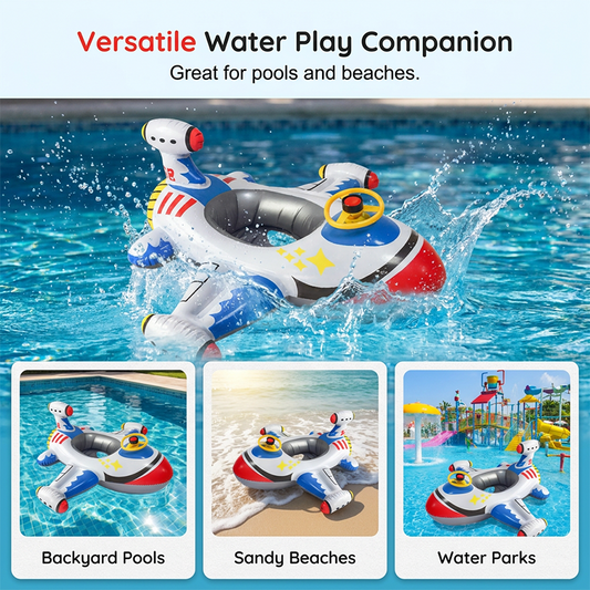 ✨Airplane Inflatable Pool Float for Kids