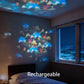 ⏳LAST DAY SALE ONLY￡9.99!!🎁🔥LED Starry Ocean Projector – 360° Rotating Night Light with Sky & Ocean Waves 🌌🌊 | USB Mood Lamp for Bedroom & Kids’ Room 💤