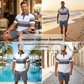 📢📢53% OFF !! ⏰ Men's Two-Piece Shirt and Shorts Set(No need match outfits )